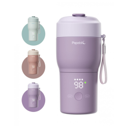 Aquecedor de Mamadeira Portátil Papablic para Viagem - Aquecimento Rápido, Esterilizador Integrado, Carregamento Rápido 30W