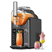 Máquina de Slush Raspadinha WETIE 2,4L Frozen 5-em-1 Auto Limpeza Display LED 110V
