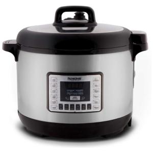 Panela de Pressão Elétrica Multifuncional 12L, 11 Definições, Painel Digital, Aço Inoxidável, 1800W, 110v, NUWAVE, Preto