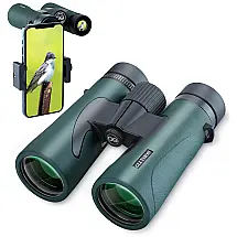 Binóculos 10x42 À prova d IPX7 em HD, GLLYSION GS B1, Verde