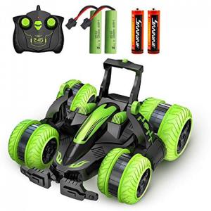 Off Road Sinovan Rc Stunt Car, 2.4 Ghz, Controle Remoto, Adultos, Crianças, Preto e Verde