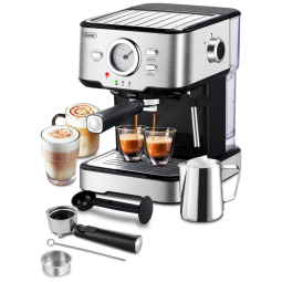 Moedor de Grãos de Café Gevi, Aço Inox, 12 Xícaras, Preto 110V