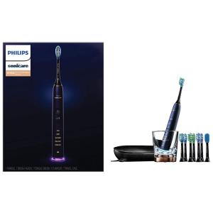 DiamondClean Escova de Dentes Elétrica, Smart, recarregável, 1 unidade, azul, PHILIPS SONICARE HX9957, 51, Azul