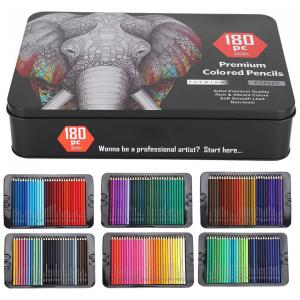 Kit Lápis de Cor Profissional com Estojo 180 peças, Jacksing