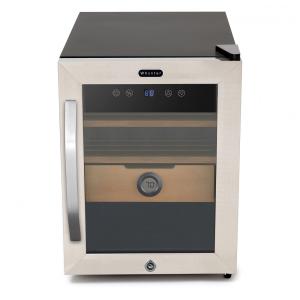 Umidor Elétrico para Charutos 250 Unidades com Prateleiras e Higrômetro, 110 Volts, Whynter CHC123DS, Marrom e Preto