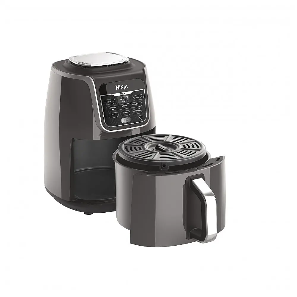 Fritadeira Elétrica Air Fryer 5.2 Litros Cozinha, Reaquece e Desidrata, 110V 1750W, NINJA AF161 Max XL, Cinza