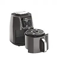 Fritadeira Elétrica Air Fryer 5.2 Litros Cozinha, Reaquece e Desidrata, 110V 1750W, NINJA AF161 Max XL, Cinza
