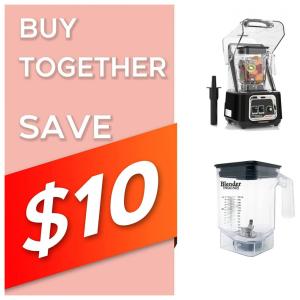 Liquidificador Silencioso 1,5 L com 9 Velocidades, 110V 2200W, CRANDDI, Preto