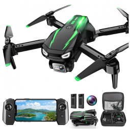 Drone FPV com Câmera 1080P HD, para Crianças, Adultos e Iniciantes, Motor Sem Escova, Pairar Estável, Gestos Selfie e Waypoint Fly