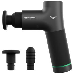 Massageador Pistola Elétrico Profissional Sem Fio 2 Acessórios, HYPERICE , Preto