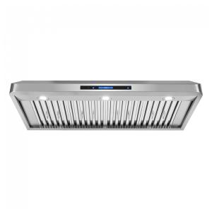 Coifa de embutir sob gabinete 122cm Cosmo inox Haven 850 m³/h filtros baffle LED comando touch 110V