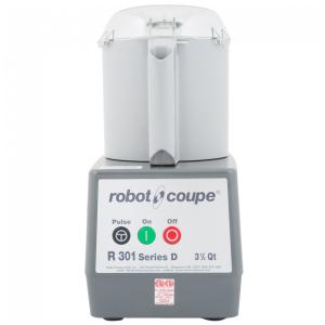 Robot Coupe R301B Processador de Alimentos com Tigela Cinza de 3,7 Litros e Motor Potente de 1,52 CV