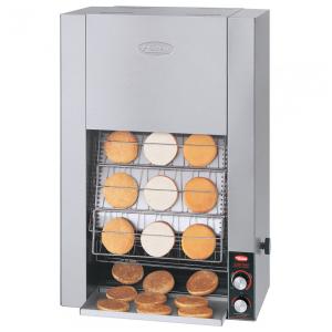 Hatco TK155B Toast King: Torradeira Vertical de Esteira para 3 Partes de Pães de Hambúrguer 208V