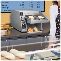 Torradeira de Esteira Dupla Hatco ITQ17502C Intelligent ToastQwik com Aberturas e Controles Digitais 208V