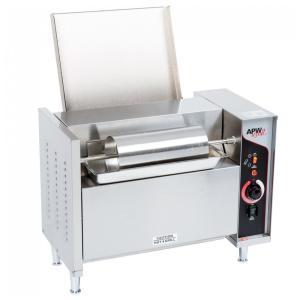 Torradeira de Esteira Vertical APW Wyott Prata com Chapa de Grill, Abertura 7,6 cm e 1296 Metades de Pão por Hora, 3T‑M3‑35‑240, 240V