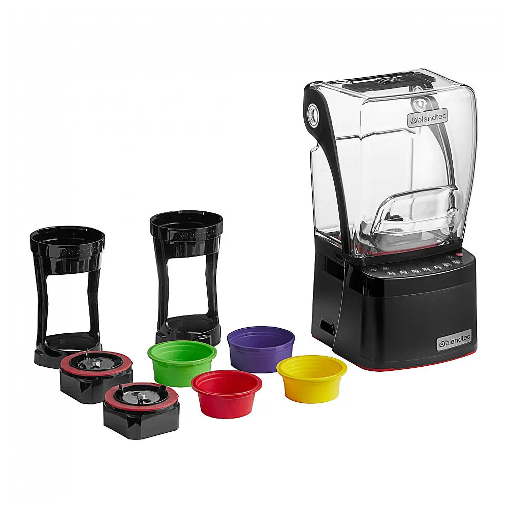 Liquidificador Blendtec Industrial SNBSXC2901B1L Stealth Nitro X 3.8 hp com Micronizadores para Espumar, Isolamento Acústico e Mistura sem