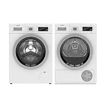 Conjunto Lavadora e Secadora Bosch WAW285H2UC WTW87NH1UC Compactas Carga Frontal 220V