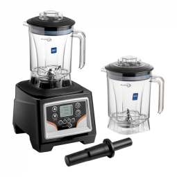 Liquidificador Industrial AvaMix BX1100E2J 3,55 cv com Controle Touchpad, Temporizador, Velocidade Ajustável e 2 Recipientes de 1