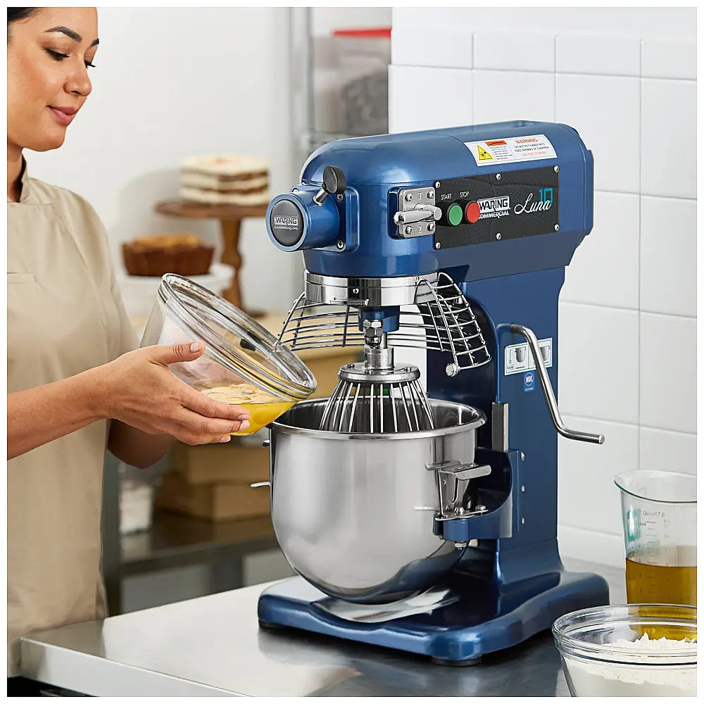 Batedeira Industrial Planetária Waring Luna WSM10L de 9,46 Litros com Acessórios Padrão e Proteção - 110V, 3/4 hp — foto 2