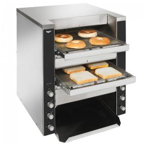 Torradeira Conveyor Dupla Vollrath CT4-240DUAL JT4 Aberturas 3,8-7,6 cm e 3,8 cm 1100 Fatias/h 240V