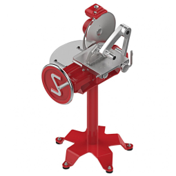 Sirman Anniversario LX 350 - Fatiador Manual Vermelho para Presunto com Manivela e Suporte, Lâmina de 35 cm