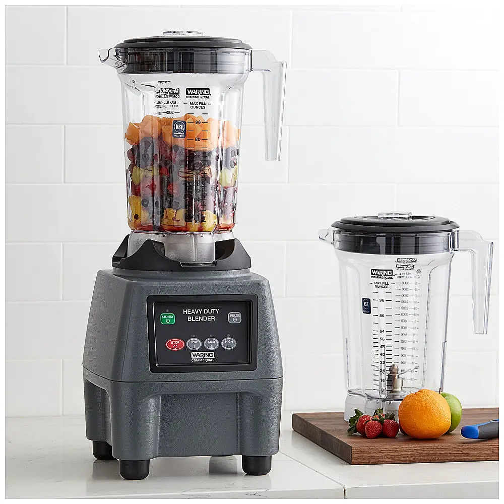 Liquidificador Industrial Waring CB15P 3 3/4 hp com Recipiente de 1 Galão de Copoliéster 110V