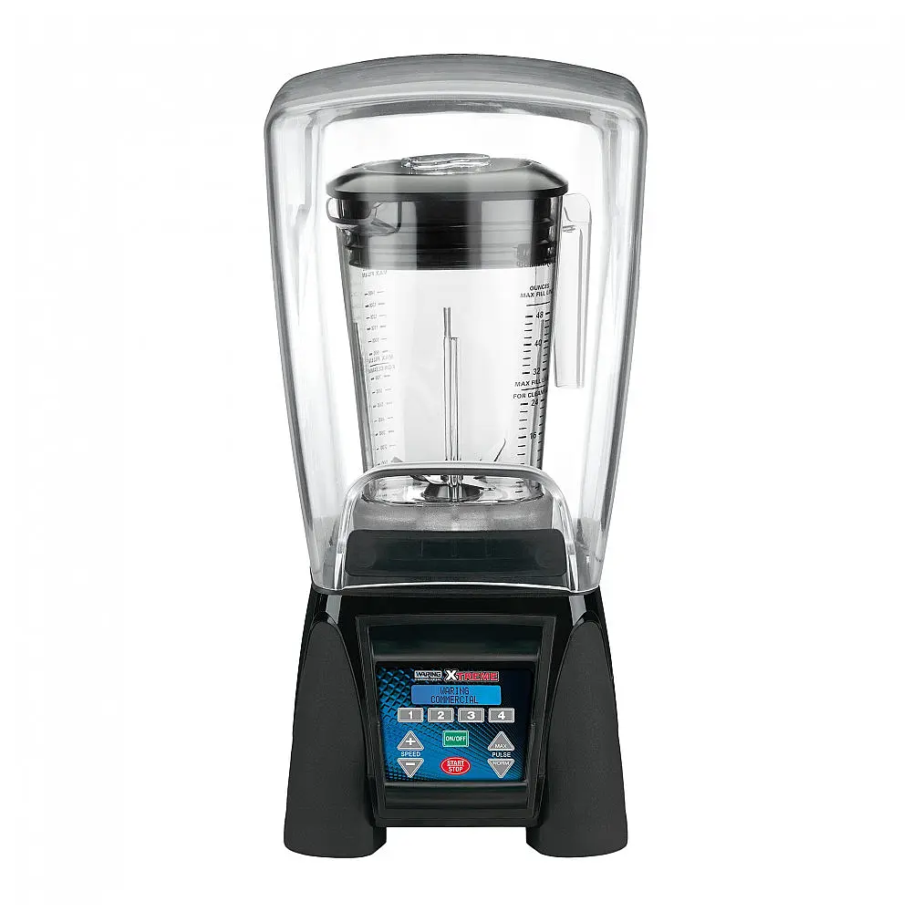 Liquidificador Industrial Waring MX1500XTXP Xtreme 3 1/2 hp com Teclado Programável, Tela LCD, Velocidade Ajustável e Recipiente de 1