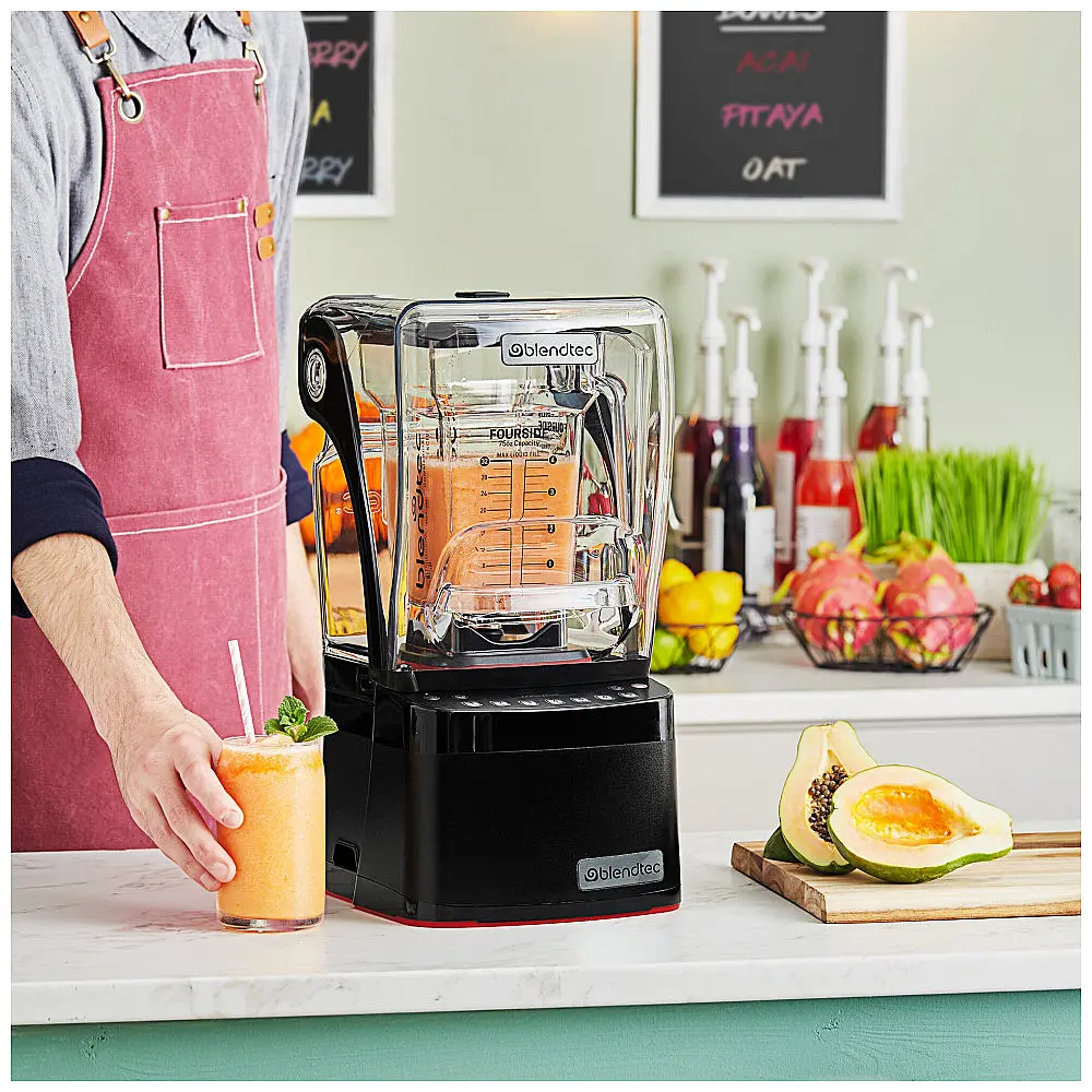 Liquidificador Blendtec Industrial S885C2901NOJAR Stealth 885 3.8 hp com Isolamento Acústico 110V
