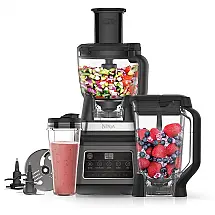 Liquidificador e Processador de Alimentos Ninja BN800 3 em 1 Auto-iQ 1200 W com Copo Pessoal 700 ml 220V