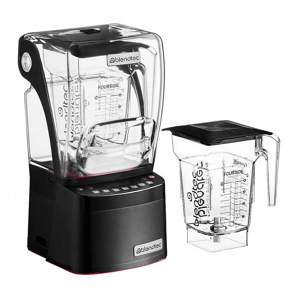 Liquidificador Blendtec Industrial S885XC2901B1GB1A Stealth X 3.8 hp com Isolamento Acústico e 2 Jarras FourSide