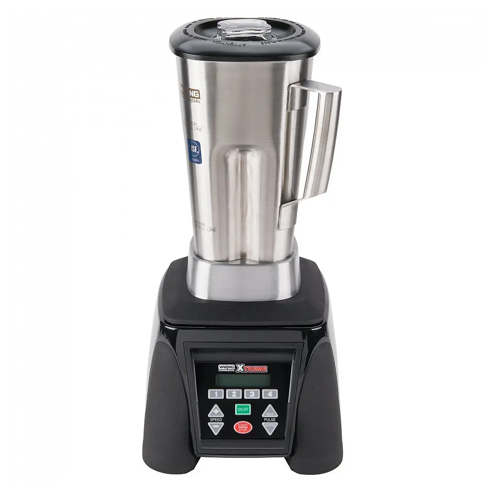 Liquidificador Industrial Waring MX1300XTS Xtreme 3 de 12 HP com Teclado Programável, Velocidades Ajustáveis e Recipiente de Aço Inoxidável