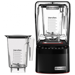 Liquidificador Industrial Blendtec S885C2901B1GB1D Stealth 885 3.8 hp com Isolamento Acústico e 2 Jarros WildSide de 2,66 Litros 110V