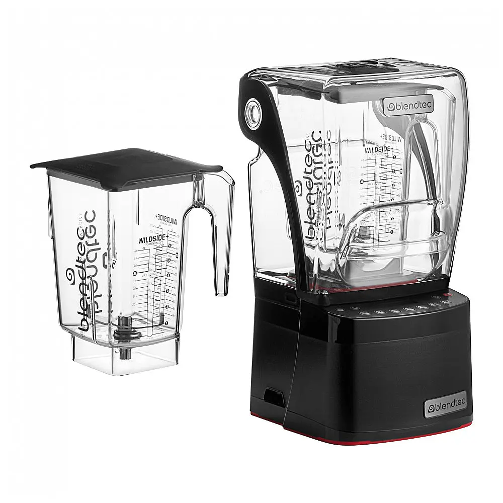 Liquidificador Blendtec Industrial S885XC2901B1GB1D Stealth X 3.8 hp com Isolamento Acústico e 2 Jarras WildSide de 2,66 Litros
