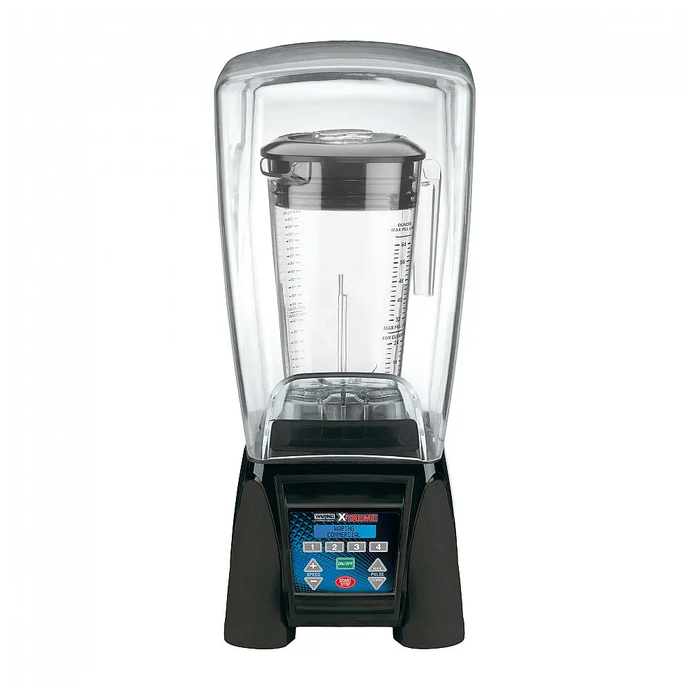 Liquidificador Comercial Waring MX1500XTX Xtreme 3 com 3,5 hp, Teclado Programável, Tela LCD, Velocidade Ajustável e Recipiente de 1