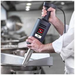 Sammic XM52 Mixer de Imersão Industrial 1 CV com Velocidade Variável e Cabo de Aço Inoxidável de 52 cm