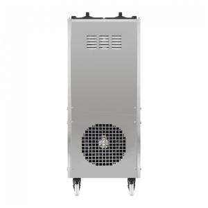 Máquina de Bebidas Congeladas Spaceman 6795C 2 Bowl Slushy Granita em Aço Inoxidável - Modelo de Piso - 208/230V