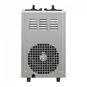 Máquina de Bebidas Congeladas em Aço Inoxidável Spaceman 6455C 2 Bowl para Slushy e Granita - 110V