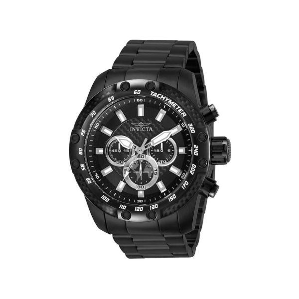 ectq06682_vni_0 jpg - Relógio Masculino com Pulseira de Aço Inoxidável, Invicta Speedway, Preto 28660