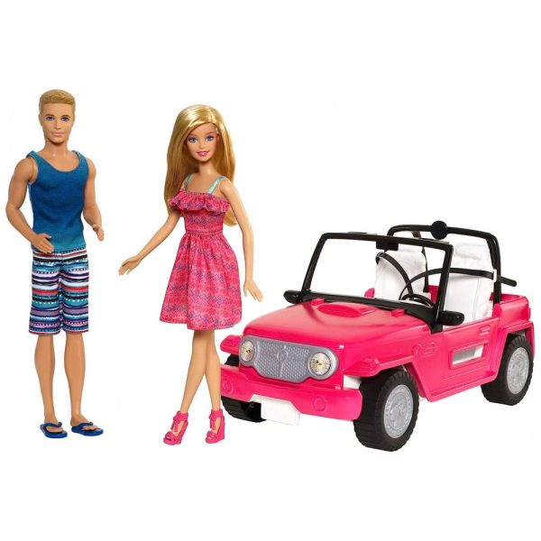 ectq0fxghcm00b_0 jpg - Carro da Barbie e do Ken para Viagem de Praia, Rosa