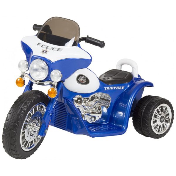 ectq0ghkhh710b_0 jpg - Moto Elétrica Infantil Bateria 6V 3 Rodas com Luzes e Sons USB, LIL RIDER, Azul