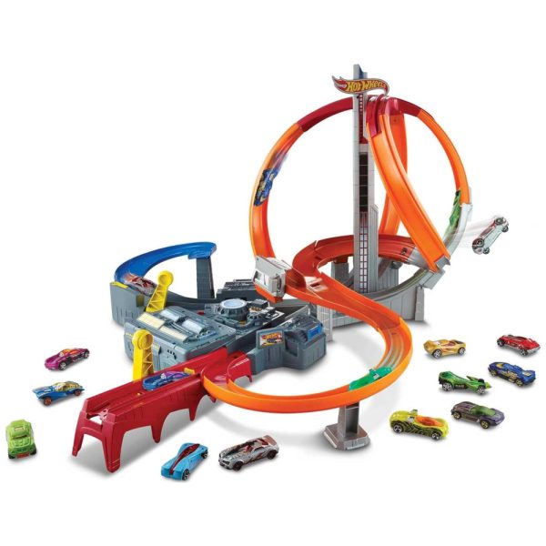 ectq0jft30t00b_0 jpg - Pista Motorizada Spin Storm com 3 Zonas de Colisão e 1 Carrinho, Hot Wheels