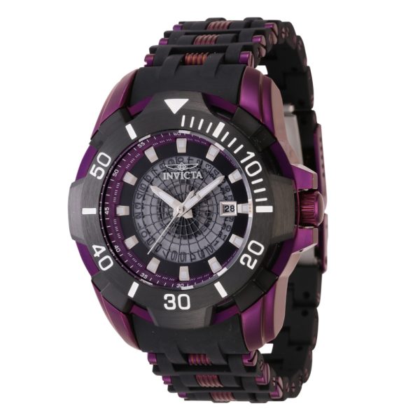 ectq13144_vni_0 jpg - Relgio masculino Sea Spider 45,9 mm. Roxo. Preto 44131, Invicta