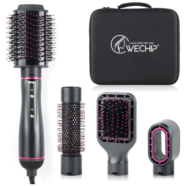 ectq19pgyvg90b_0 jpg - Escova Rotativa Elétrica para Secagem de cabelo, Volumização, Alisamento e Ondulação, Bivolt, WECHIP C 50, Cinza