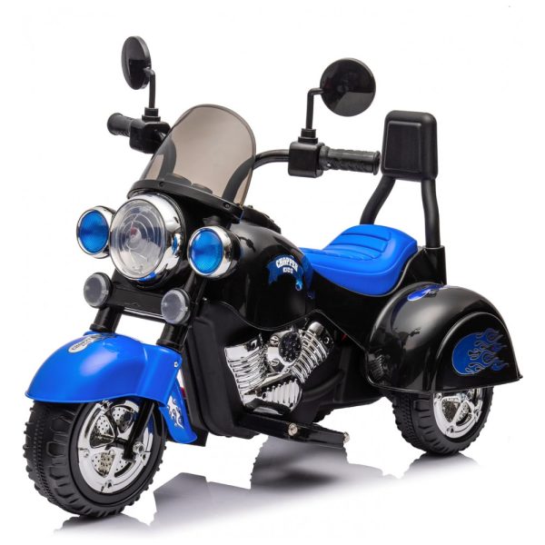 ectq1b1qs61c0b_0 jpg - Moto Elétrica Infantil a Bateria 6V com Sons e Luzes, Idade Rec 3 a 5 Anos, Kidsera, Azul