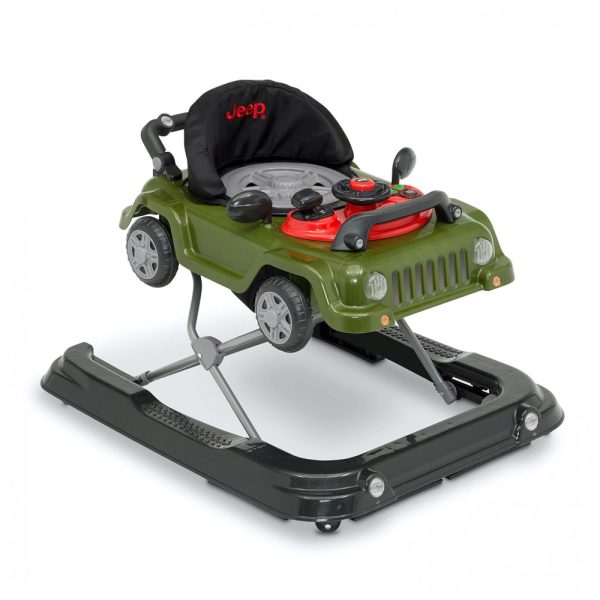 ectq1g2v7vj70b_0 jpg - Andador Infantil 3 em 1 com Atividades e Assento Ajustável para até 11 kg, Jeep, Verde