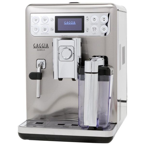 ectq1gkgdg170b_0 jpg - Máquina de Café Expresso com Bocal de Leite, Visor de LED e 8 Opções de Preparo Programáveis, 110V 1400W, Gaggia Babila RI9700 64, Prata