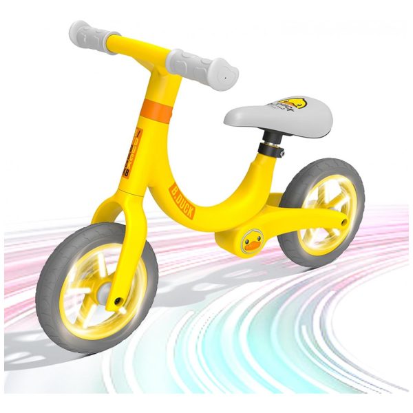 ectq1lw9mmwb0b_0 jpg - Bicicleta sem Pedal com Design de Iluminação, Push Bike e Assento Ajustável para Crianças de 2 a 5 Anos, Luddy, Amarelo