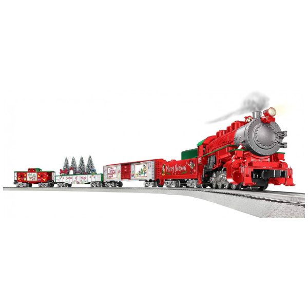 ectq1mxfmhq70b_0 jpg - Disney Christmas Conjunto de Trem Trenzinho Elétrico 24 Trilhos, LIONEL 1923140, Vermelho