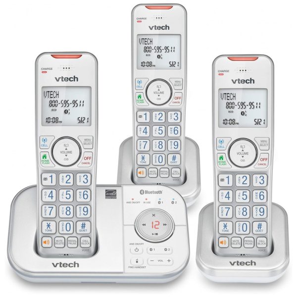 ectq1n3p3q680b_0 jpg - Telefone sem Fio com Bluetooth, Secretária Eletrônica e Identificador, 3 Ap, VTECH VS112 37, Branco