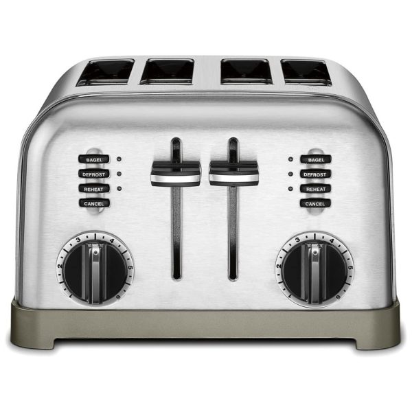 ectq1nz1a0000b_0 jpg - Torradeira Elétrica Metal Classic 4 fatias, 110v, CUISINART CPT 180, Prateado